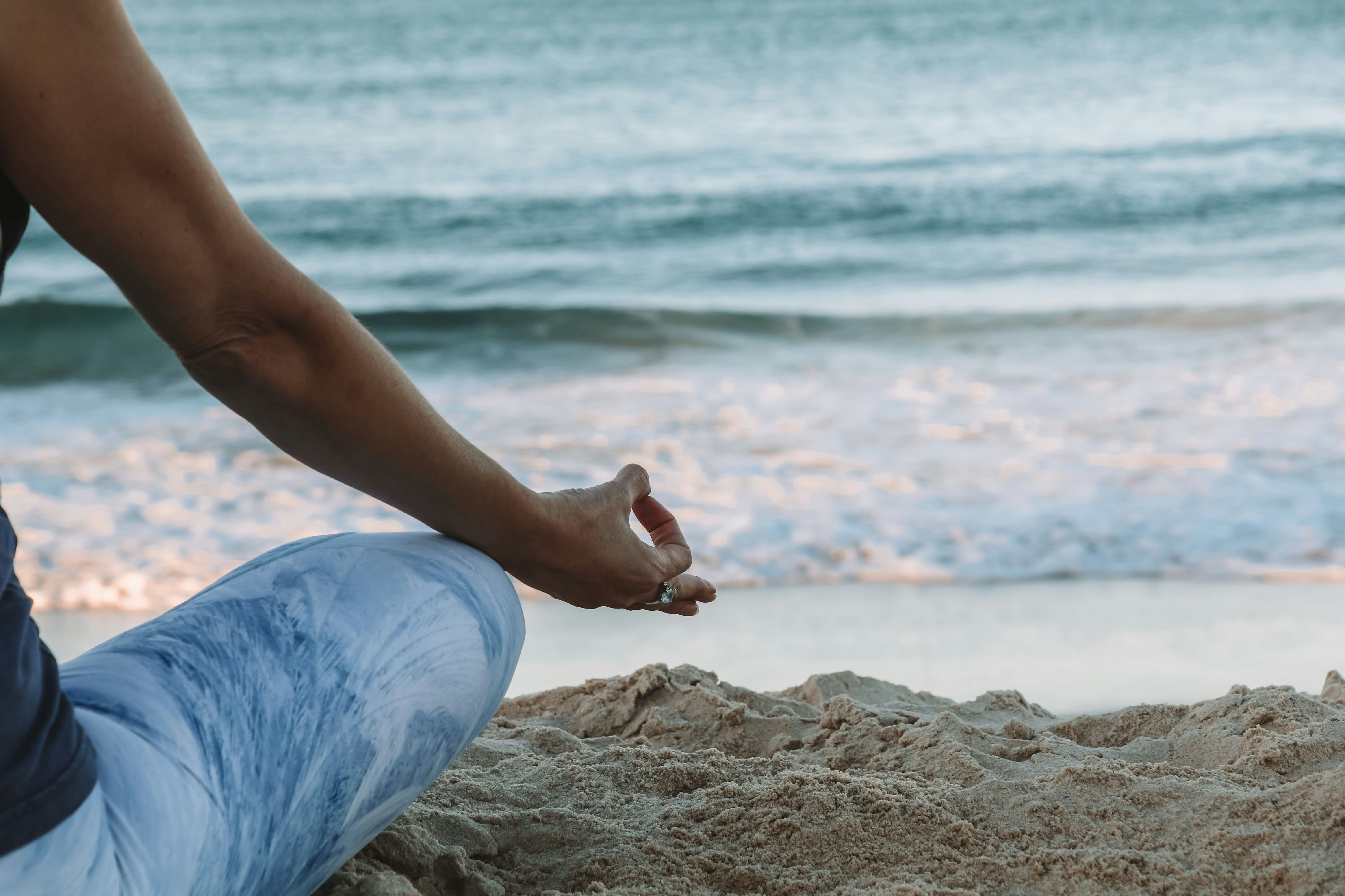 Yoga on the beach