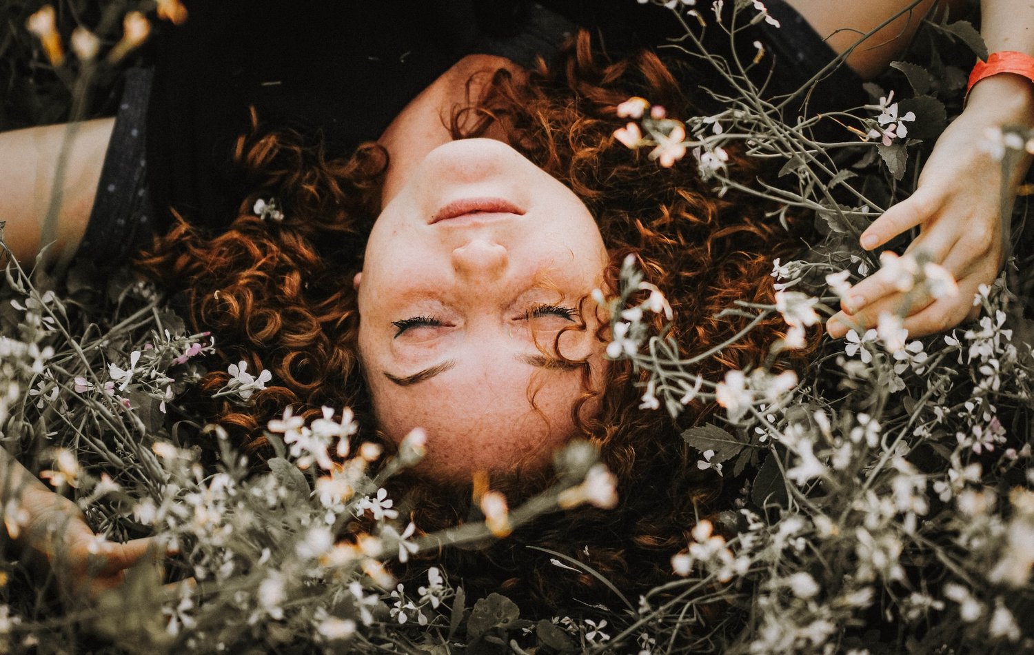 Girl in flowers